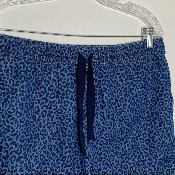 J. Crew Denim Seaside Indigo Blue Leopard Shorts - Picture 2 of 9